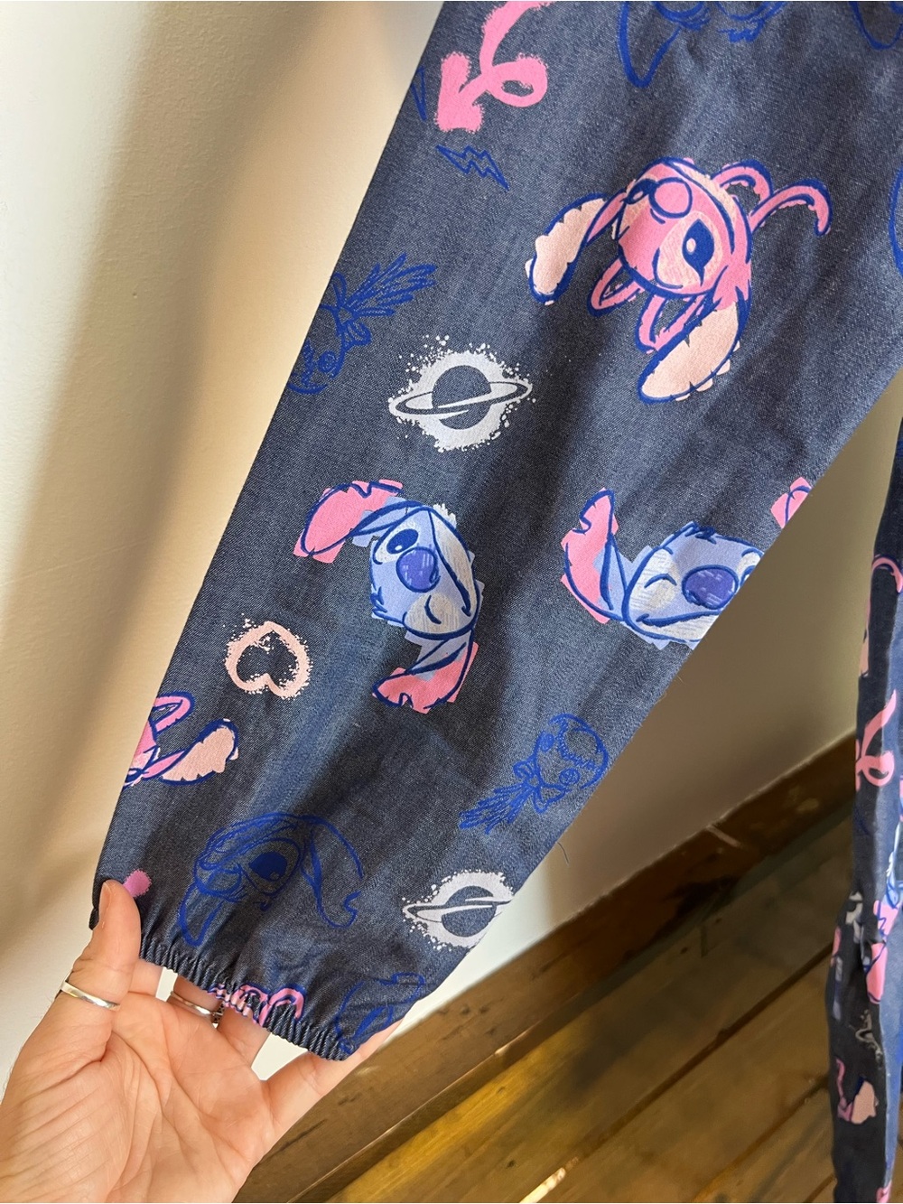 Disney Lilo & Stitch Long Sleeve Tiered Ruffle Dress- 16 (Girl) - Picture 3 of 5